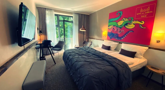 Двухместный номер Comfort с видом на сад Hotel Am Schloss Ahrensburg