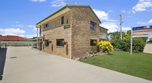 Golden Beach Motor Inn, Caloundra, Buchen Sie Hotel Hotels in Caloundra mit Pool, Schwimmbad