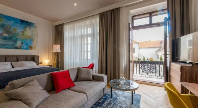 Двухместный номер Deluxe с балконом Boutique hotel Tvrđa