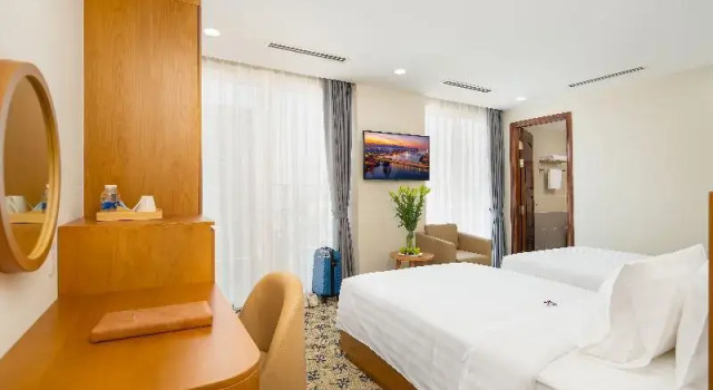 Двухместный номер Superior с балконом и с красивым видом из окна Lamanga Hotel & Suites Danang
