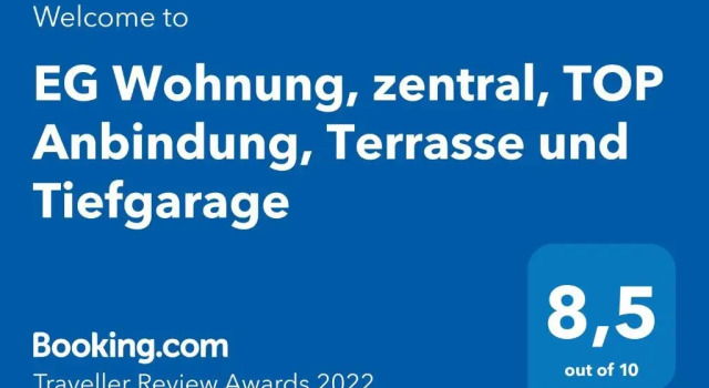 Апартаменты EG Wohnung, zentral, TOP Anbindung, mit großer Terrasse