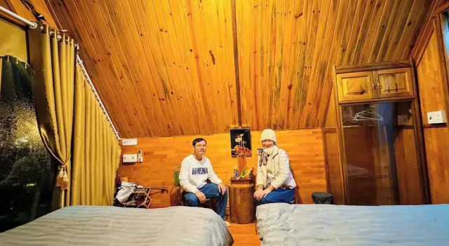 Бунгало Homestay Wooden House Măng Đen