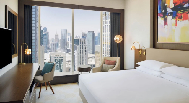 Двухместный полулюкс с частичным видом на море Delta Hotels by Marriott City Center Doha