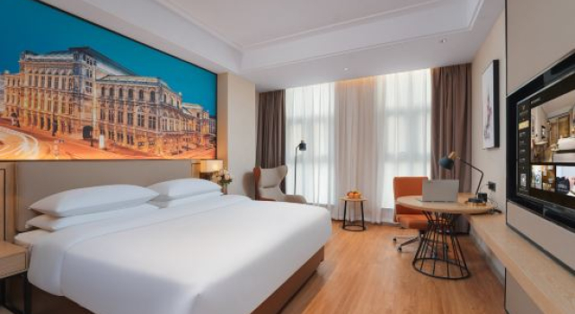 Люкс Deluxe Vienna International Hotel (Shijiazhuang Luquan Haishan Park Branch)