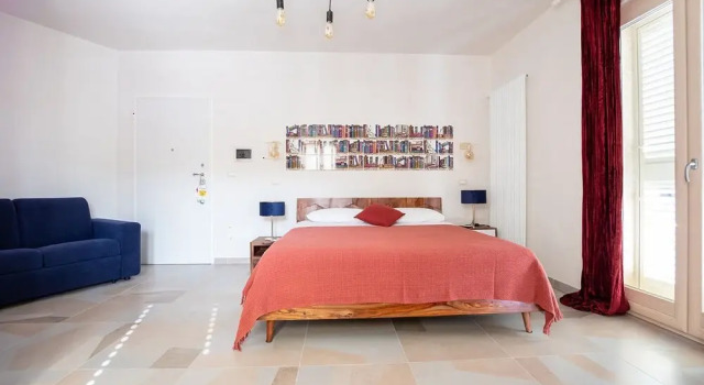 Трёхместный номер Deluxe с балконом B&B A Pochi Passi