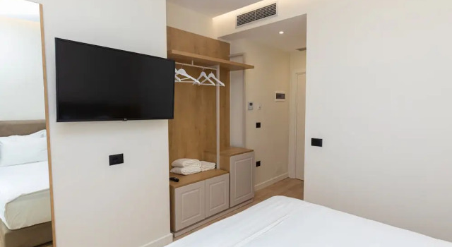 Трёхместный номер Standard с видом на море B&B Champagne Vlore Bay