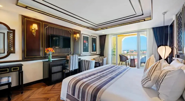Двухместный номер Deluxe с балконом и с видом на сад Le Pavillon Hoi An Luxury Resort & Spa