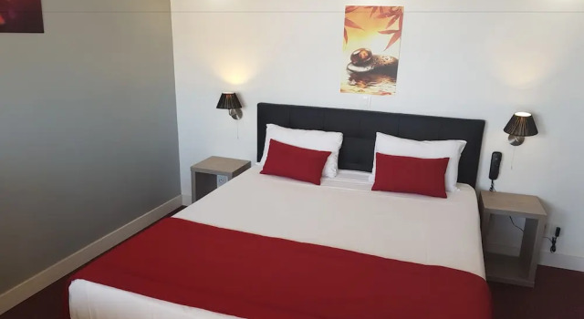 Номер Standard с балконом и с красивым видом из окна Hôtel Port Beach