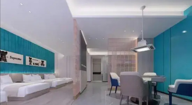 Кровать в общем номере Carry E-Sports Hotel