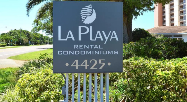 LaPlaya 202E Catch the gentle Gulf breezes on your private balcony beneath the swaying palms