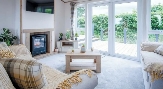 Апартаменты с 3 комнатами с балконом Oakland Lodge - 2 Bedroom Lodge - Wisemans Bridge