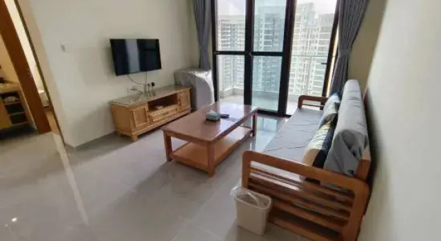 Двухместный люкс с балконом и с видом на сад Shanyuhai Homestay (Longlou Diamond Avenue)