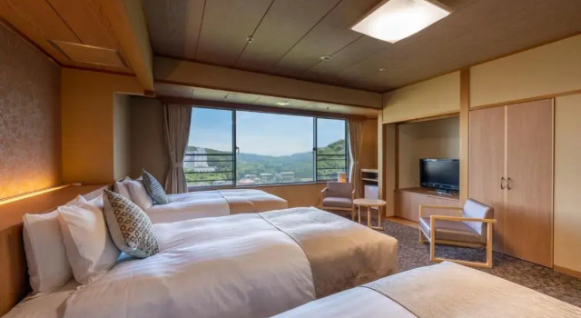 Трёхместный номер Standard KAMENOI HOTEL Toba