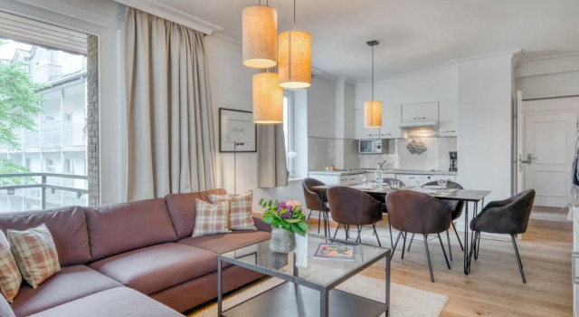 Семейный люкс с балконом Appartement-Hotel Timmendorfer Strand