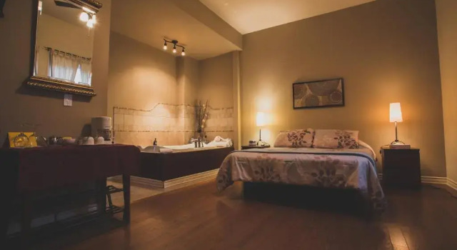 Двухместный люкс Auberge Micro-Brasserie Le Baril Roulant