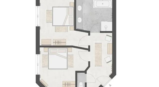Семейный номер Standard Hotel Garni Hubertushof