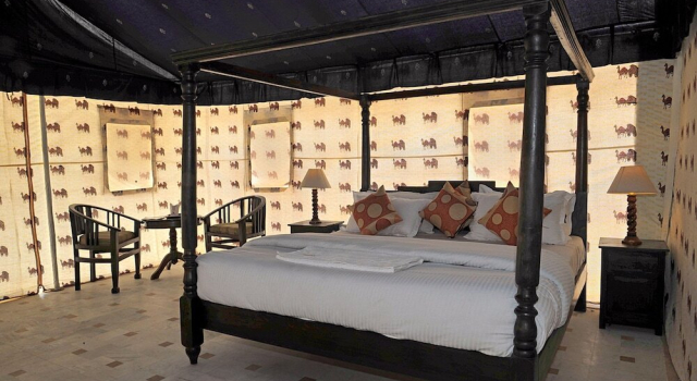 1 BR Tent in Jaislmer-Khuri Main Road, Jaisalmer, by GuestHouser (4078), Rezervovat Hotel Desert National Park Rajasthan