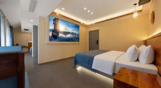 Suite 2 Schlafzimmer mit Blick Moye Mountain House