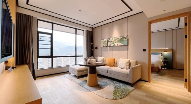 Двухместный люкс Deluxe Hilton Garden Inn Guizhou Maotai Town