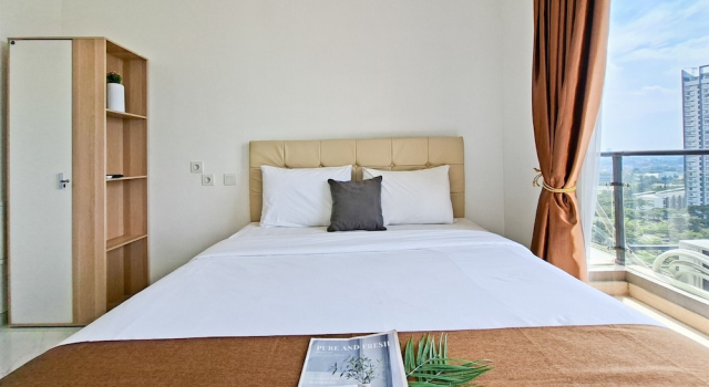 Stylish Studio For 2 Pax At Sky House Bsd Apartment
