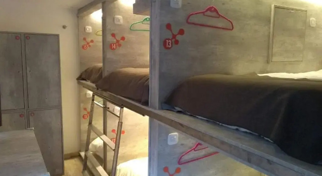 Кровать в общем номере Vintage Bariloche Hostel Boutique
