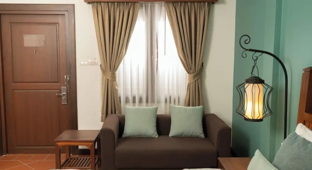 Номер Superior с видом на бассейн Villa Sanpakoi