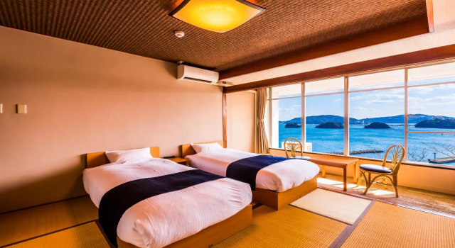 Номер Standard с видом на океан Ooedo Onsen Monogatari Premium Toba Saichoraku