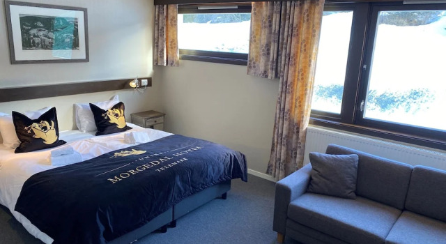 Superior- dobbelt værelse med altan Morgedal Hotel