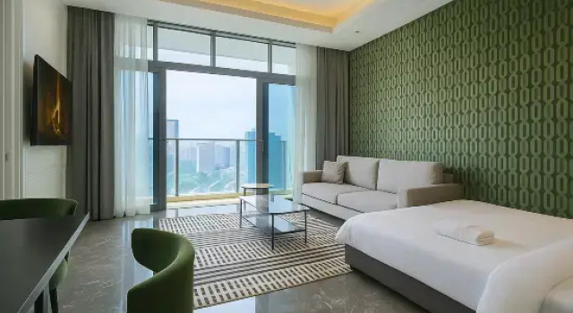 Семейный люкс Premier с 2 комнатами с балконом Royce Residence KLCC by Dormeo Destinations