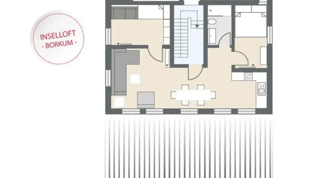 Апартаменты Haus Nordstern Wohnung 4