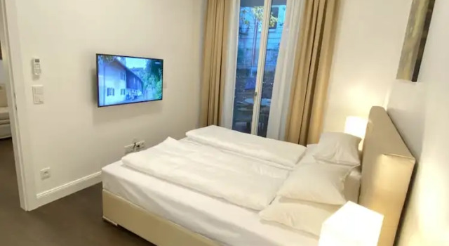 Двухместные семейные апартаменты с балконом и с видом на сад Steiner Residences Vienna Vorgartenstrasse