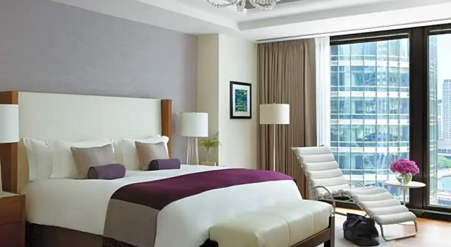 Двухместный клубный люкс c 1 комнатой The Langham Chicago