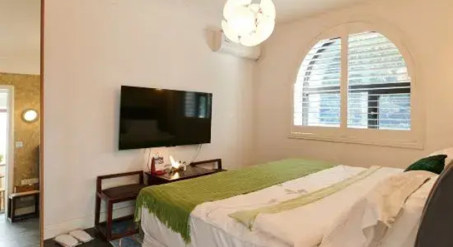 Люкс с видом на море Qingdao Zizai Guanxiangshan Homestay
