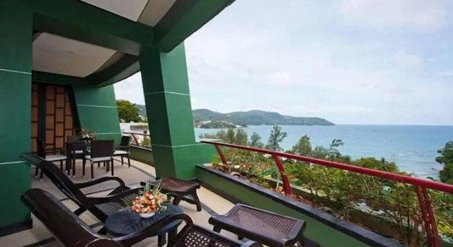 Номер Grand с 2 комнатами с балконом и с видом на море Kata Beach Aspasia Boutique Apartment