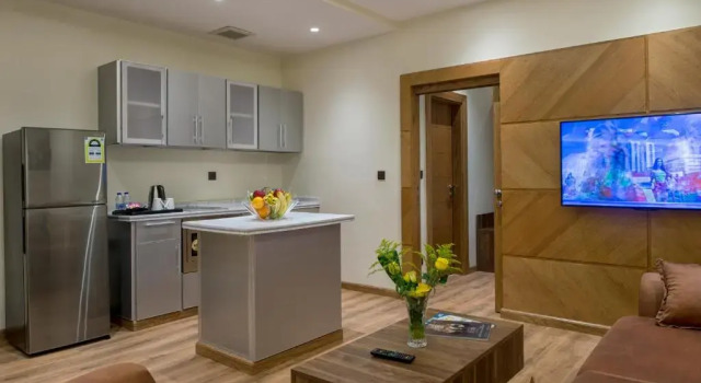 Люкс Deluxe غولدن إليت للشقق المخدومة الزهراء Golden Elite Serviced Apartments AlZahra