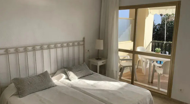 Студия с балконом и с видом на море Estudio Primera Linea de Playa 50 mtrs
