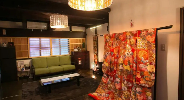 Коттедж с 3 комнатами Kyounoyado HANA Nishijin - Kimono no Yado