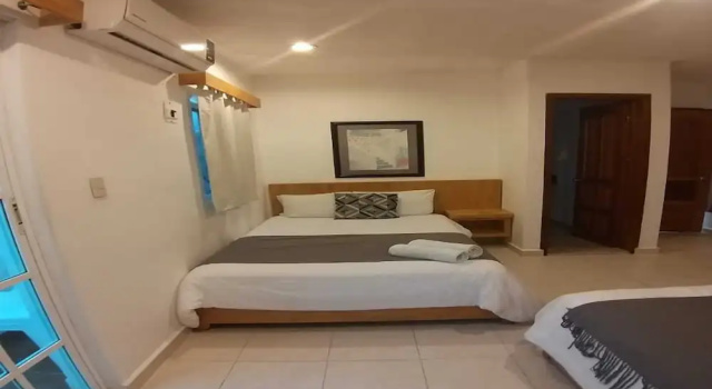 Четырёхместный номер Deluxe с видом на океан HOTEL & BEACH CLUB OJO DE AGUA