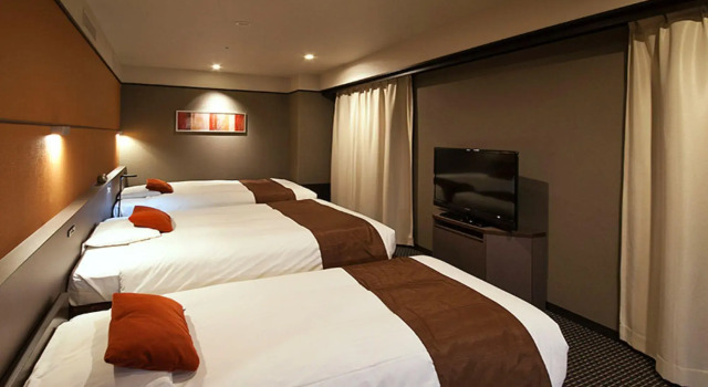 Трёхместный номер Superior Matsuyama Tokyu REI Hotel