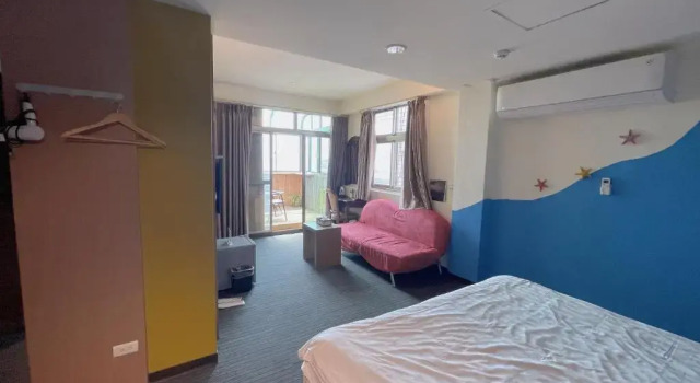 Четырёхместный номер Standard с видом на море Breeze and Waves Hostel