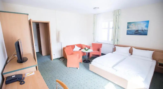 Апартаменты c 1 комнатой Am Weststrand Apartmenthaus Waldeck