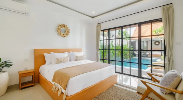 Villa Concasa in Canggu - 2 min to Atlas/finns, Rezerwuj Willa Domki letniskowe w Bali, Domek