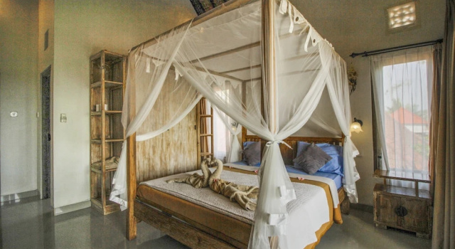 Двухместный номер Deluxe с балконом Villa Di Sawah Pejeng