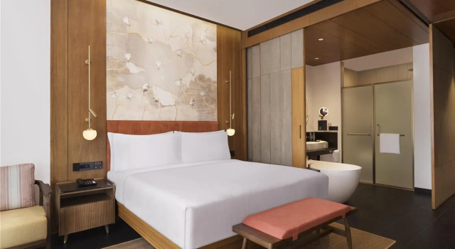 Номер Deluxe Hilton Hyderabad Genome Valley Resort & Spa