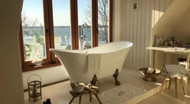 2 soveværelser i hytte Seeblick Cottage