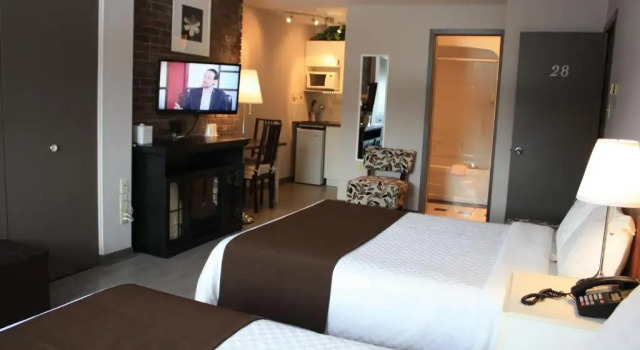 Двухместный номер Deluxe Motel Le Radisson de Val-David