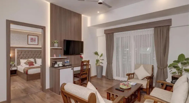 Люкс с балконом Kumarakom Park Resort
