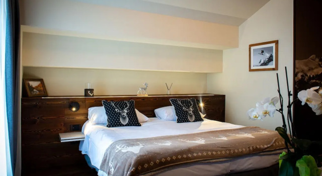 Четырёхместный номер Deluxe с балконом Hotel De Champoluc