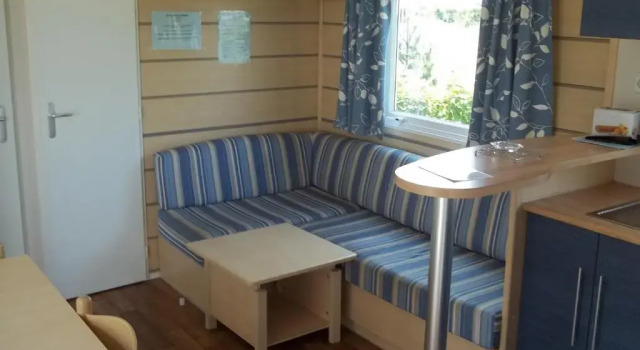 Бунгало с красивым видом из окна Camping Paradis Les Galets de la Molliere