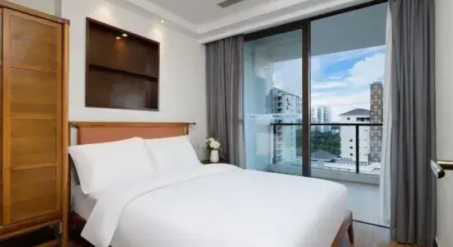 Семейный люкс с 2 комнатами с видом на море Haizhiyu Hostel